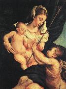 BASSANO, Jacopo, Madonna and Child with Saint John the Baptistn 76uy